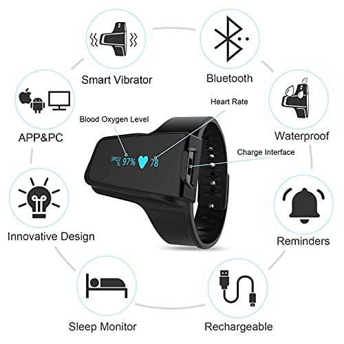 Bluetooth Pulse Meter Health Tracker | Overnight O2 Saturation Level and Hear...