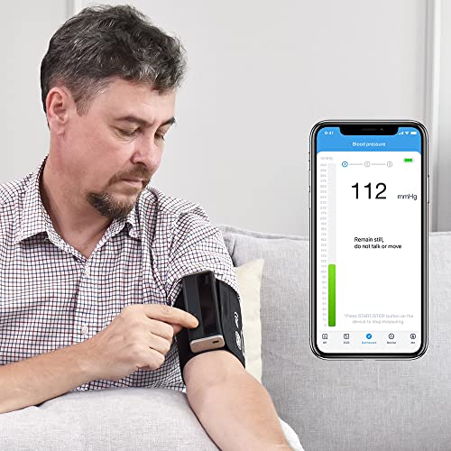 Wellue BP2 Connect - Blood Pressure Monitor + AI-ECG | Wi-Fi & Bluetooth Sync...