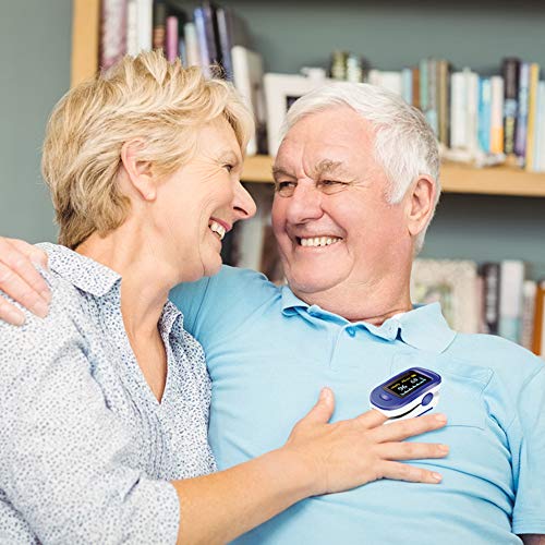 Wellue Fingertip Pulse Oximeter, Blood Oxygen Saturation and Heart Rate Monit...