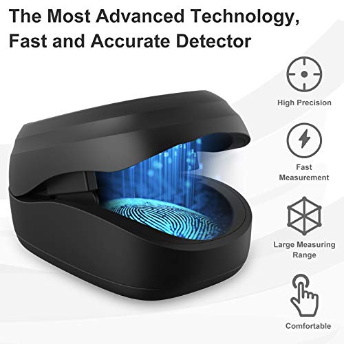 Wellue Oximeter Fingertip Blood Oxygen Saturation Monitor with Alarm, Heart R...