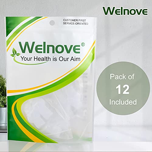 Welnove Pack of 12 Bunion Corrector, Toe Separators with 2 Loops, Big Toe Spa...