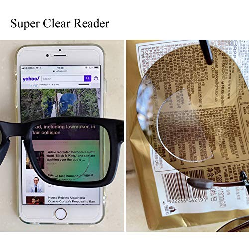 2 Pack, +1.50 Reusable Stick-On Bifocal Lenses Reader Magnifying Adhesive Rea...