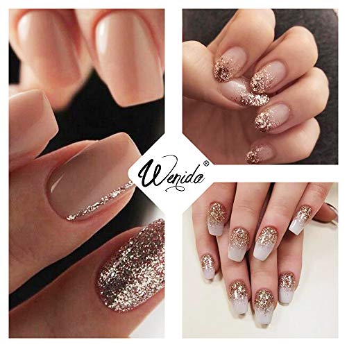 Glitter Wenida 12 Colors Gold Holographic Cosmetic Laser Festival Powder Sequ...