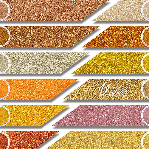 Glitter Wenida 12 Colors Gold Holographic Cosmetic Laser Festival Powder Sequ...