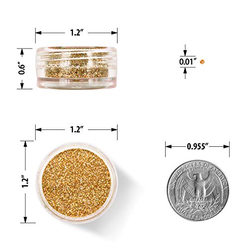 Glitter Wenida 12 Colors Gold Holographic Cosmetic Laser Festival Powder Sequ...