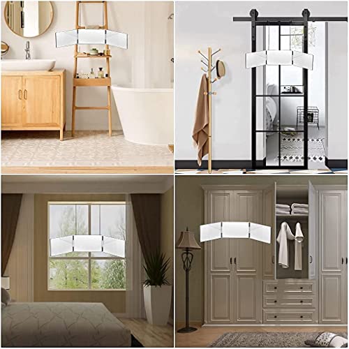 3 Way Trifold Haircut Mirror, 360 Degree Mirror for Hair Cutting, Shaving, Gr...