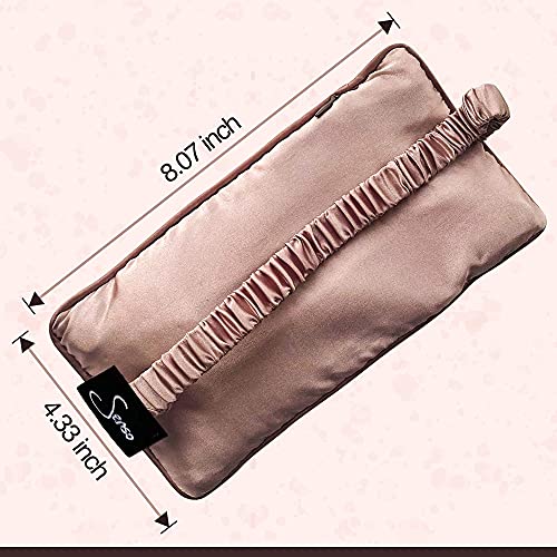 WEPL Senso Lavender Eye Pillow Clay Beads Weighted Eye Mask Elastic Strap Hot...