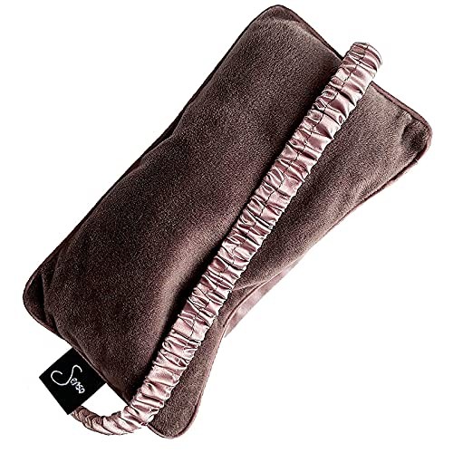 WEPL Senso Lavender Eye Pillow Clay Beads Weighted Eye Mask Elastic Strap Hot...