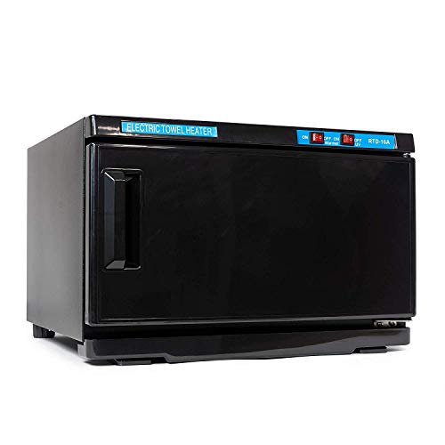 West Ivory Professional Hot Towel & UV Sterilizer Warmer Cabinet - Facial Spa...