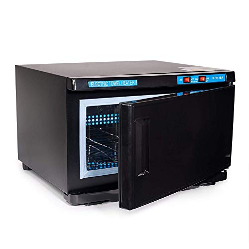 West Ivory Professional Hot Towel & UV Sterilizer Warmer Cabinet - Facial Spa...