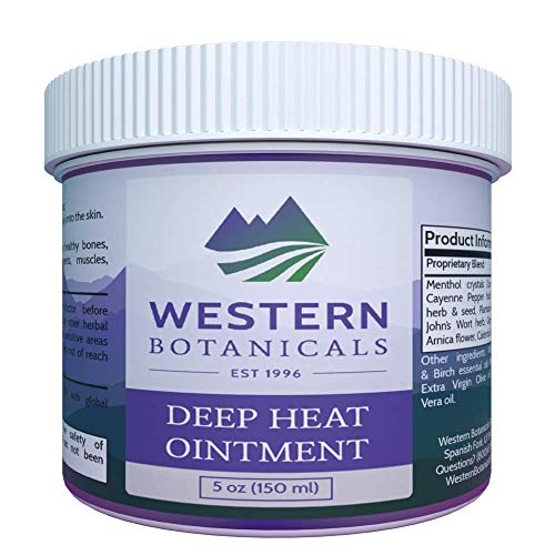 Western Botanicals Deep Heat Ointment, 5 Fluid Ounces for Joint & Muscle Support
