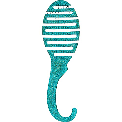 Wet Brush Hair Brush Shower Detangler - Green Glitter - Exclusive Ultra-soft ...