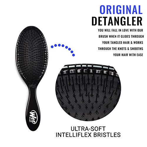 Wet Brush Original Detangler Hair Brush: Classic Black - Exclusive Ultra-soft...