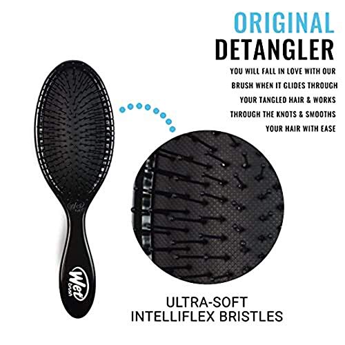 Wet Brush Original Detangler Hair Brush: Classic Black - Exclusive Ultra-soft...