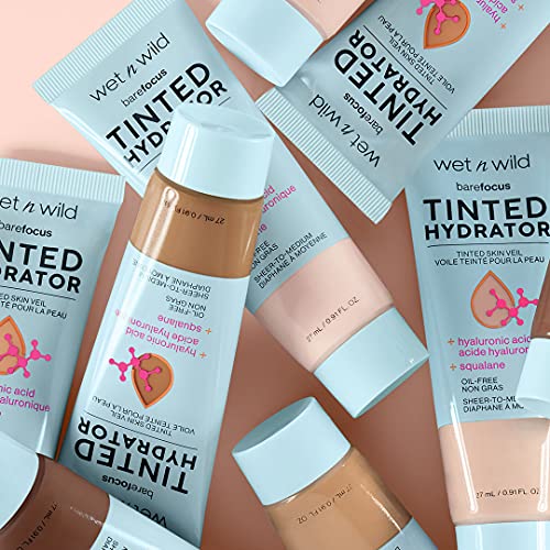 Wet n Wild Bare Focus Tinted Hydrator Tinted Skin Veil Hyaluronic Acid Light ...