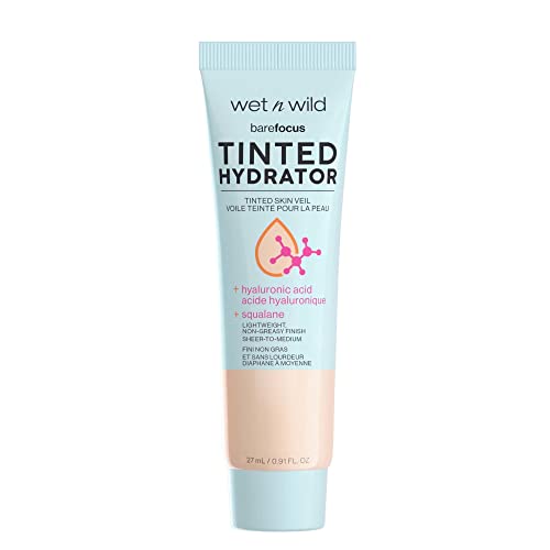 Wet n Wild Bare Focus Tinted Hydrator Tinted Skin Veil Hyaluronic Acid Light ...