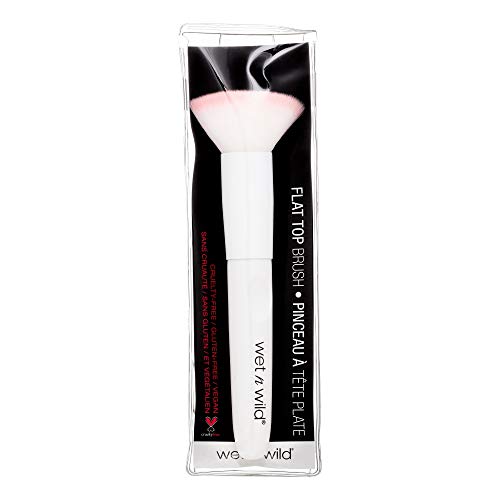 wet n wild Makeup Brush| Flat Top Kabuki Brush| For Liquid & Mineral Foundati...
