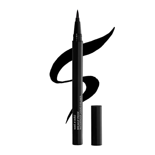 wet n wild Mega Last Breakup-Proof Liquid Eyeliner| Precision Brush Tip| Wate...