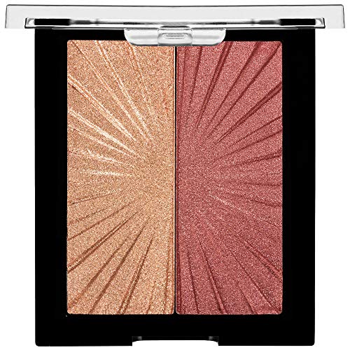 wet n wild MegaGlo Blushlighter| Blush & Highlighter Duo| Shimmer Metallic Fi...