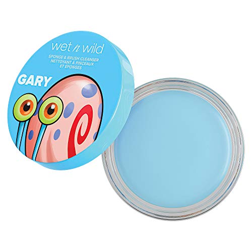 Wet n Wild Soap Suds Sponge + Brush Cleanser Bob Squarepants Makeup Tools Bru...