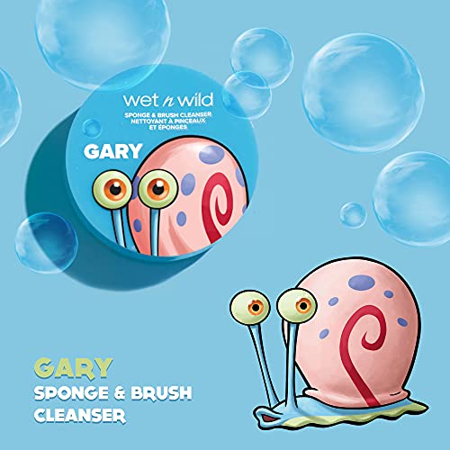 Wet n Wild Soap Suds Sponge + Brush Cleanser Bob Squarepants Makeup Tools Bru...