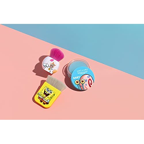 Wet n Wild Soap Suds Sponge + Brush Cleanser Bob Squarepants Makeup Tools Bru...