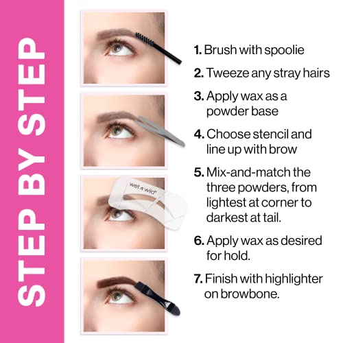 Wet n Wild Ultimate Brow Universal Stencil Kit - Universal Appeal