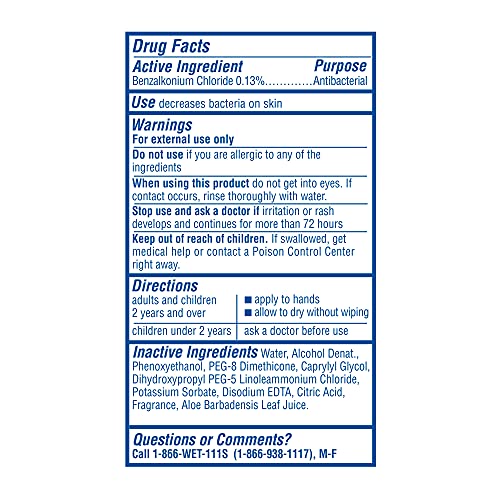 Wet Ones Antibacterial Hand Wipes, Fresh Scent, 24 count Wipes (Pack of 6), P...