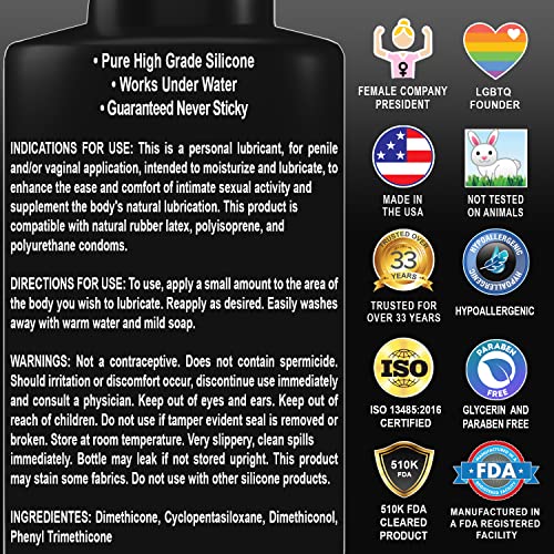 Wet Platinum Silicone Based Sex Lube 4.2 Ounce Premium Personal Luxury Lubric...