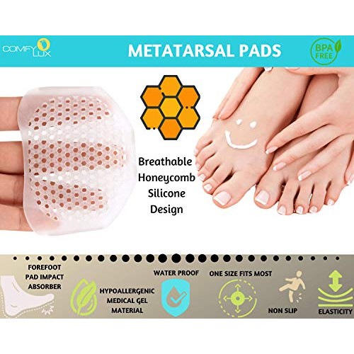 Metatarsal Pads Ball of Foot Cushions Metatarsal Pads for Women | Metatarsal ...