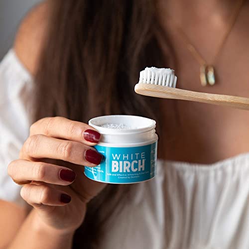 White Birch Activated White Charcoal Powder - Professional Teeth Whitening Ch...