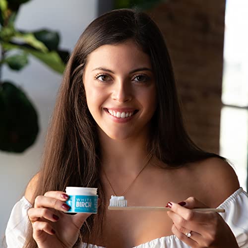 White Birch Activated White Charcoal Powder - Professional Teeth Whitening Ch...