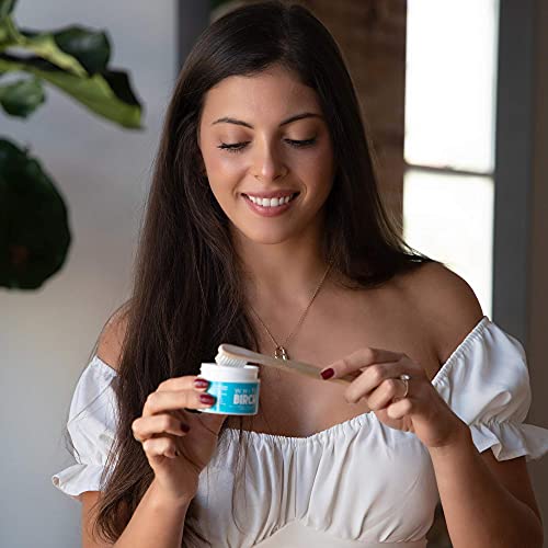 White Birch Activated White Charcoal Powder - Professional Teeth Whitening Ch...