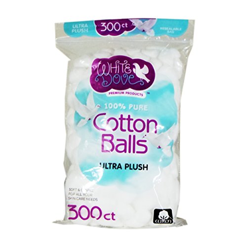 White Dove Cotton Balls, 300 Ct (2 Pack)