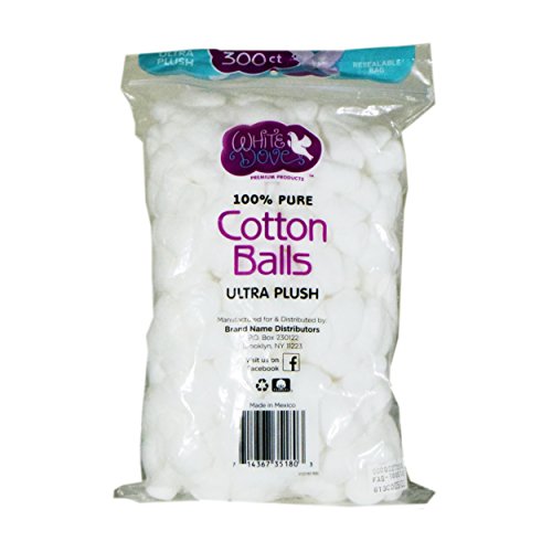 White Dove Cotton Balls, 300 Ct (2 Pack)