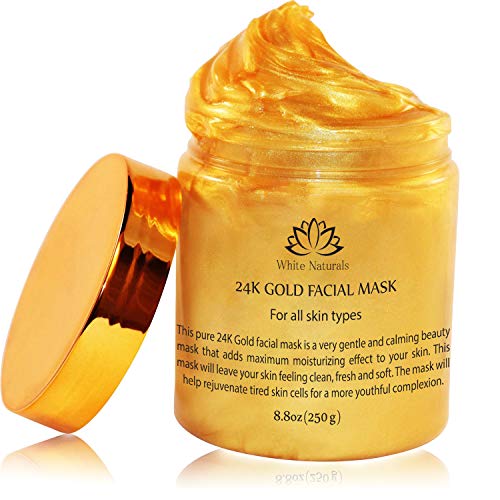 24K Gold Facial Mask — Rejuvenating Anti-Aging Face Mask — Face Mask For Flaw...