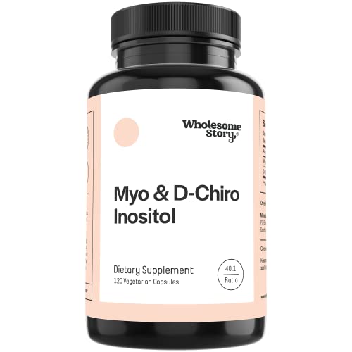 Myo-Inositol & D-Chiro Inositol Blend | 30-Day Supply | Most Beneficial 40:1 ...