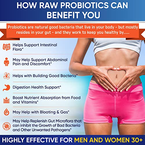Organic Probiotics 100 Billion CFU, Dr Formulated Probiotics for Women, Probi...