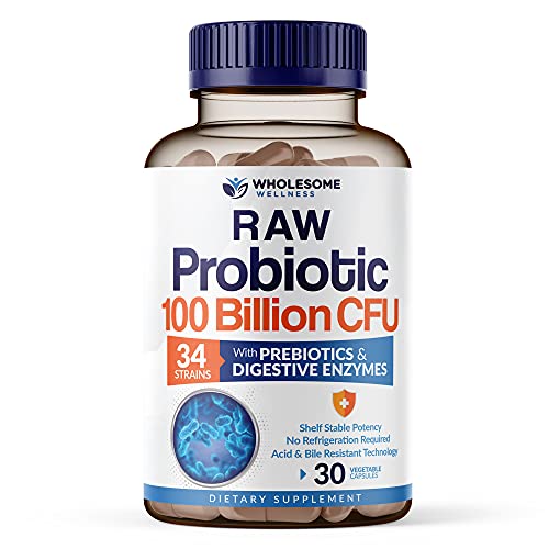 Organic Probiotics 100 Billion CFU, Dr Formulated Probiotics for Women, Probi...