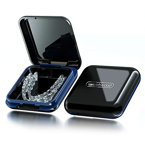 Retainer Case, Mouth Guard Case with Lid Hinge, a Large Night Mouth Guard Cas...