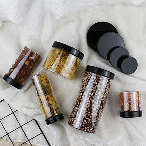 16Pack 3 OZ Clear Plastic Slime Jars With Lids,Clear containers Great for str...