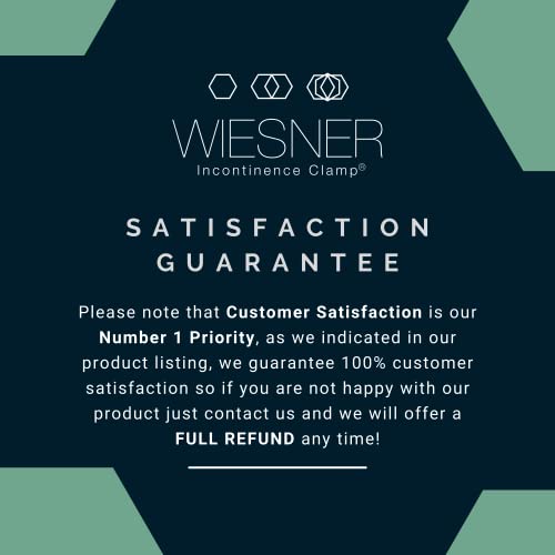 WIESNER Incontinence Clamp - Original Male Incontinence Clamp - 3 Adjustable ...