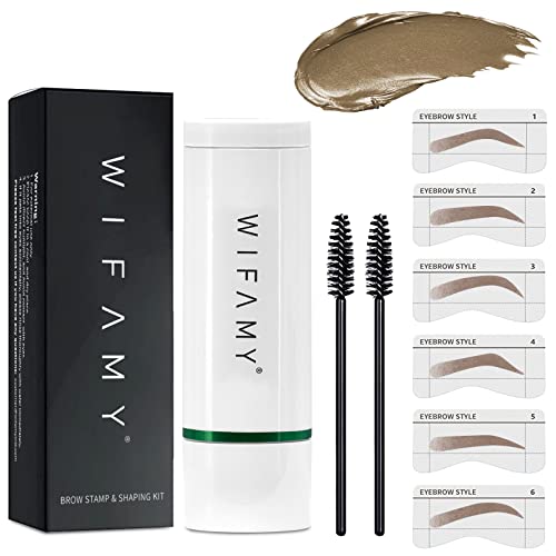 Eyebrow Stamp Stencil Kit, Brow Stamp and Shaping Kit- One Step Brow Stamp Ma...