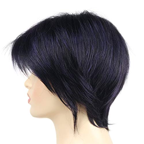 Wiginway Short Straight Full Synthetic Wigs Fashion Thick Fluffy Wigs Natural...