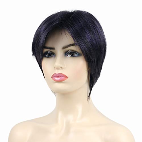 Wiginway Short Straight Full Synthetic Wigs Fashion Thick Fluffy Wigs Natural...