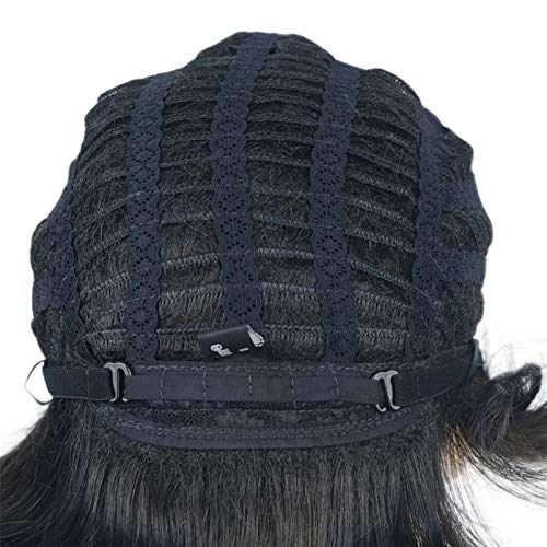 Wiginway Short Straight Full Synthetic Wigs Shaggy Hairstyle Layered Wigs wit...