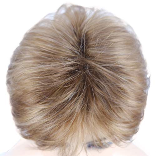 Wiginway Short Straight Layered Wigs Soft Fiber Hair Air Bangs Full Synthetic...