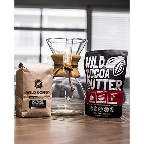 Wild Foods Cocoa Butter Wafers - Unrefined, Food Grade, Plant-Based, Paleo, V...