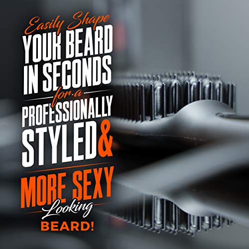 Beard Straightener for Men, 2 in 1 for Beard & Hair- Anti-Scalding, Ionic Tec...