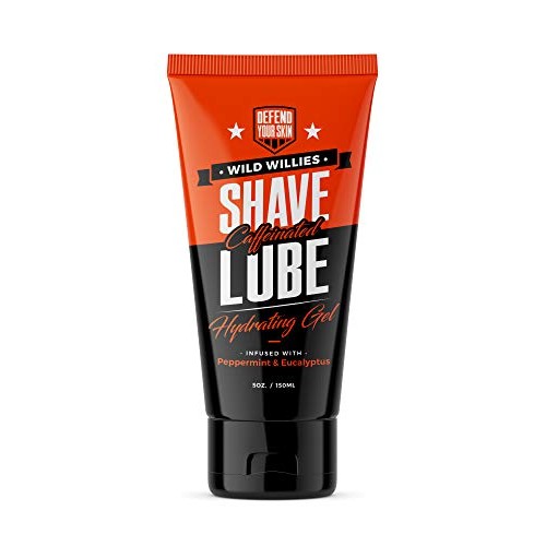 Wild Willies Shave Lube Premium Shaving Gel with Jojoba & Eucalyptus